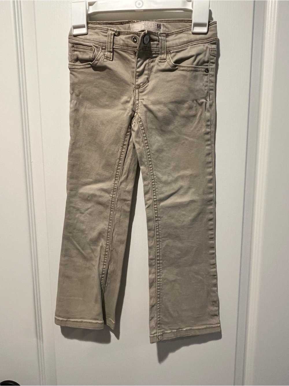 Route 66 Kids Tan Stretch Jeans